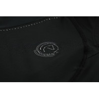 T-shirt senza maniche Je t'aime Equithème Carla donna Nero