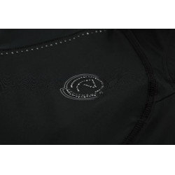 T-shirt senza maniche Je t'aime Equithème Carla donna Nero