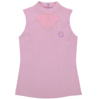 T-shirt senza maniche Je t'aime Equithème Carla donna Malva Viola T-shirt senza maniche Je t'aime Equithème Carla donna Malva Viola
