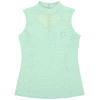 T-shirt senza maniche Je t'aime Equithème Carla donna Verde / menta