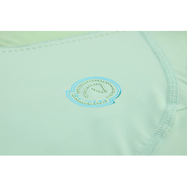 T-shirt senza maniche Je t'aime Equithème Carla donna Verde / menta