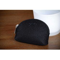 Portamonete Pénélope Nero glitter
