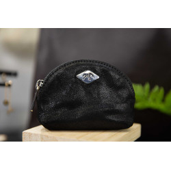 Portamonete Pénélope Nero glitter