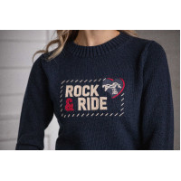 Maglione Pénélope Florida donna Marina Blu marino