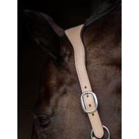 Capezza in pelle Equestrian Stockholm anatomica scintillante Full marrone