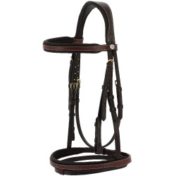 Briglia in cuoio oliato Norton Pro London Avana Marrone