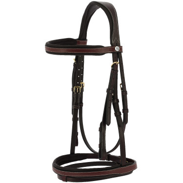 Briglia in cuoio oliato Norton Pro London Avana Marrone