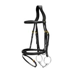 Briglia Capezzina Combinata Dy'on D Collection Nero