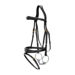 Briglia Capezzina Combinata Anatomica Dy'on D Collection Nero Briglia Capezzina Combinata Anatomica Dy'on D Collection Nero