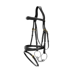 Briglia Capezzina Combinata Anatomica Dy'on D Collection Nero Briglia Capezzina Combinata Anatomica Dy'on D Collection Nero