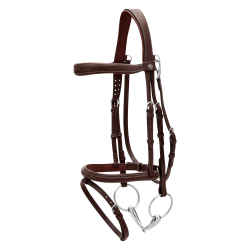 Briglia con Museruola Combinata con Moschettone Dy'on Working Marrone Briglia con Museruola Combinata con Moschettone Dy'on Working Marrone