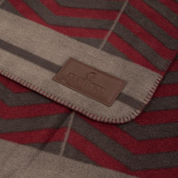 Coperta Asciugante Quadrata Heavy Fishbone Kentucky Bordeaux