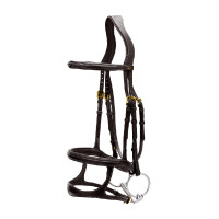 Briglia Doppia Capezzina D Collection by Dy'on Nero