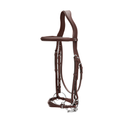 Capezzina Tedesca Regolabile New English Collection by Dy'on Marrone