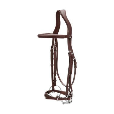 Capezzina Tedesca Regolabile New English Collection by Dy'on Marrone