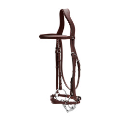 Capezzina Tedesca Regolabile New English Collection by Dy'on Marrone