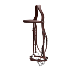 Capezzina Tedesca Regolabile New English Collection by Dy'on Marrone