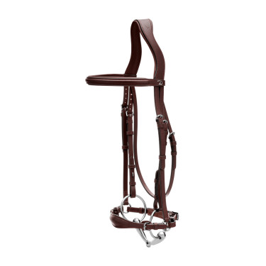 Capezzina Tedesca Regolabile New English Collection by Dy'on Marrone