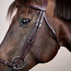 Capezzina Tedesca Regolabile New English Collection by Dy'on Marrone