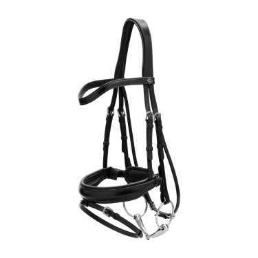 Briglia Capezzina Combinata Large Working By Dy'on Nero Briglia Capezzina Combinata Large Working By Dy'on Nero