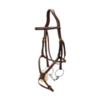 Briglia con Nasale Incrociato D Collection by Dy'on Nero