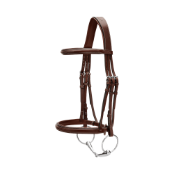 Briglia con capezzina francese US Collection by Dy'on Marrone