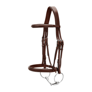 Briglia con capezzina francese US Collection by Dy'on Marrone Briglia con capezzina francese US Collection by Dy'on Marrone