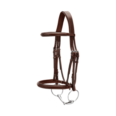 Briglia con capezzina francese US Collection by Dy'on Marrone