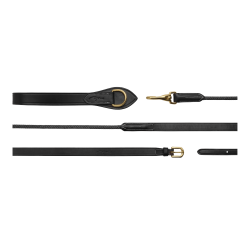 Redini tedesche in cuoio/nylon 5/8 D Collection by Dy'on Nero