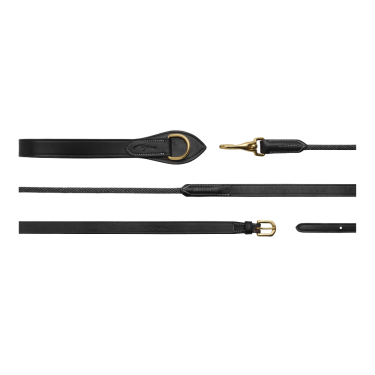 Redini tedesche in cuoio/nylon 5/8 D Collection by Dy'on Nero