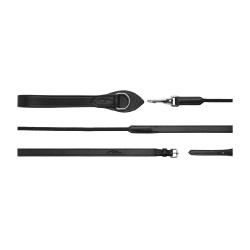 Redini tedesche in cuoio/nylon 5/8 New English Collection by Dy'on Nero