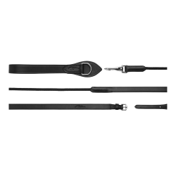 Redini tedesche in cuoio/nylon 5/8 New English Collection by Dy'on Nero