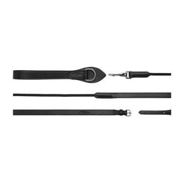 Redini tedesche in cuoio/nylon 5/8 New English Collection by Dy'on Nero