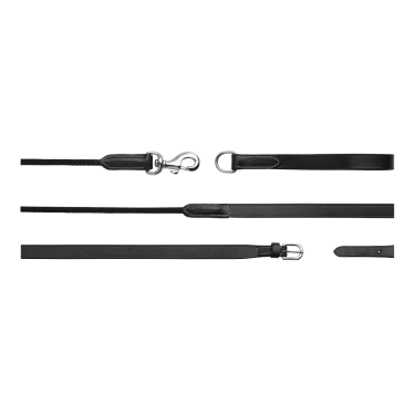 Redini tedesche in pelle/nylon 5/8 Working by Dy'on Nero