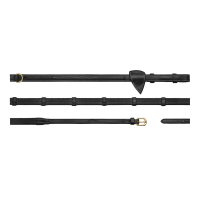 Redini Howlett in Gomma 1/2 con 7 Fermagli D Collection by Dy'on Nero