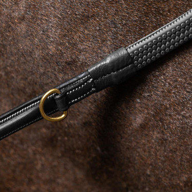 Redini Howlett in gomma 1/2 con 7 passanti D Collection by Dy'on Nero