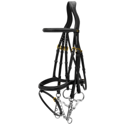 Briglia con Capezzina Combinata D Collection by Dy'on Nero Briglia con Capezzina Combinata D Collection by Dy'on Nero