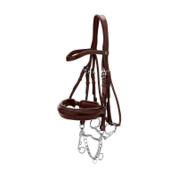 Briglia con Capezzina Francese Larga Mat Working By Dy'on Nero