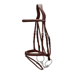 Briglia Capezzina Combinata Dy'on Collezione New English Marrone Briglia Capezzina Combinata Dy'on Collezione New English Marrone