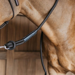 Lunga Dy'on con moschettone Marrone