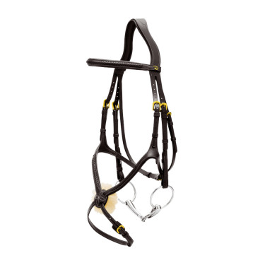 Briglia Capezzina Incrociata Intrecciata Collezione D Dy'on Nero