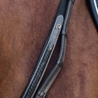 Brustblatt mit geflochtenem Steg D Kollektion Dy'on Nero