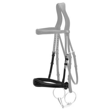 Museruola Anatomica senza Sottogola Collezione US Jumping Dy'on Nero