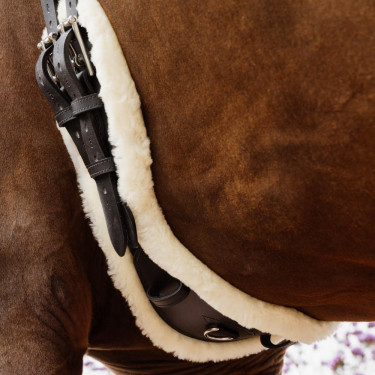 Sottopancia Corto Anatomico in montone Kentucky Nero