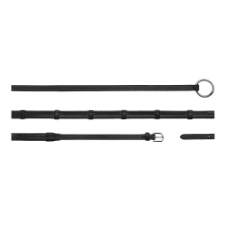 Redini in gomma Working by Dy'on 1/2 7 fermagli con anelli Nero