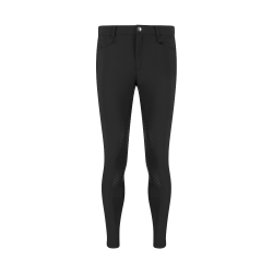 Pantaloni da equitazione Kentucky Mexico full grip da uomo Nero