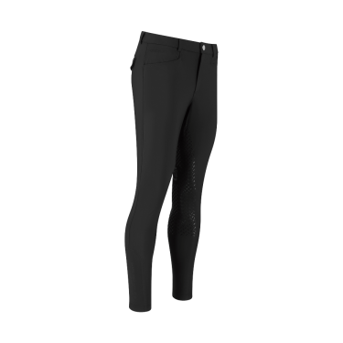 Pantaloni da equitazione Kentucky Mexico full grip da uomo Nero