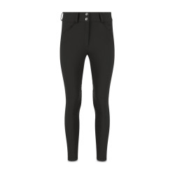 Pantaloni da equitazione Kentucky Miami da donna con grip al ginocchio Nero