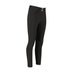 Pantaloni da equitazione Kentucky Miami da donna con grip al ginocchio Nero