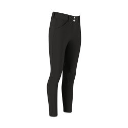 Pantaloni da equitazione Kentucky Miami da donna con grip al ginocchio Nero Pantaloni da equitazione Kentucky Miami da donna con grip al ginocchio Nero